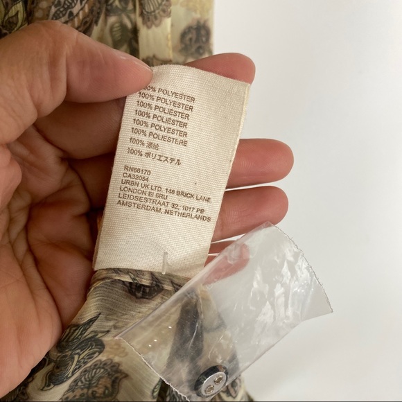 Anthropologie Let Me Be Sheer Femme Maxi Boho Ruffle Hi-Low Tops Size S NWT - Picture 13 of 16